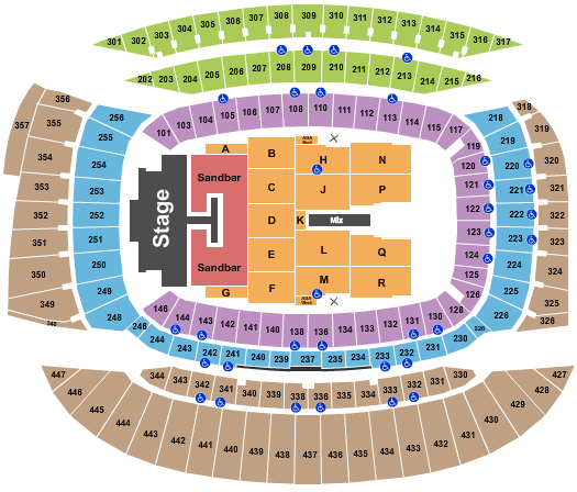Soldier Field Kenny Chesney Seating Chart